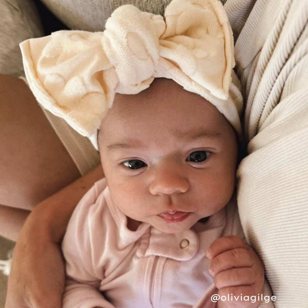 *RESTOCK* Butter Yellow Puff Daisy Tie On Headwrap