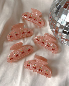 Blush Cherry Claw Clip