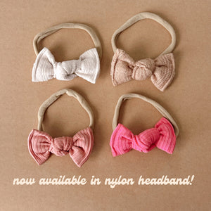 Bone Ribbed BloomCLIPS set of 2