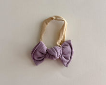 Lilac Mini Ribbed BloomCLIPS or Nylon Headband