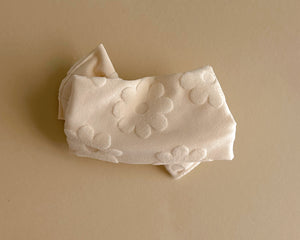 *RESTOCK* Butter Yellow Puff Daisy Tie On Headwrap