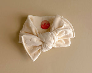 *RESTOCK* Butter Yellow Puff Daisy Tie On Headwrap