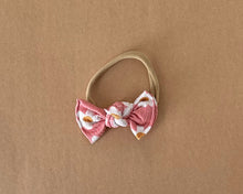 Pink Daisy Ribbed BloomCLIPS OR Nylon Headband