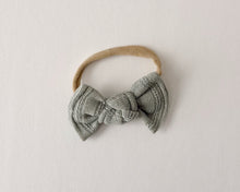Sage Sweater Knit BloomCLIPS OR Nylon Headband