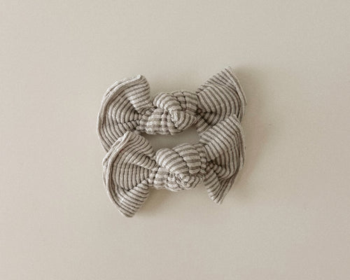 *RESTOCK* Stone Ribbed BloomCLIPS or Nylon Headband