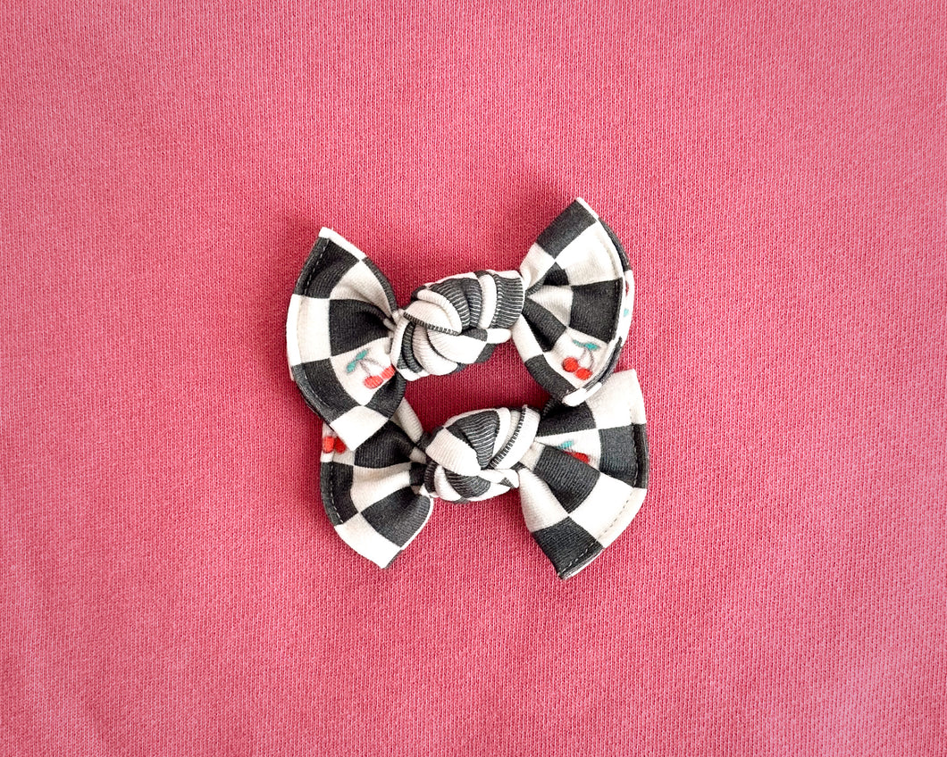 Cherry Check BloomCLIPS set of 2