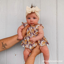 *RESTOCK* Butter Yellow Puff Daisy Tie On Headwrap
