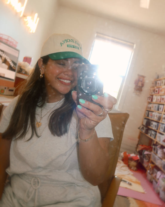 Green Arizona Colorblock Embroidered Hat