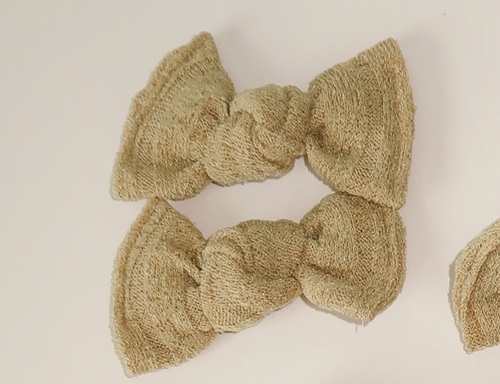 Neutral Yellow Ribbed BloomCLIPS or Nylon Headband