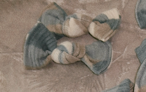 Camo Ribbed BloomCLIPS or Nylon Headband