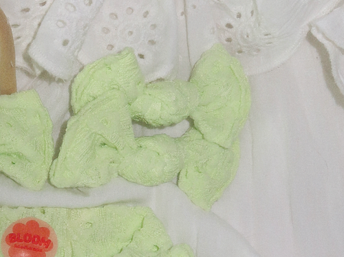 Lime Eyelet BloomCLIPS or Nylon Headband