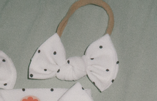 Polka Dot BloomCLIPS or Nylon Headband