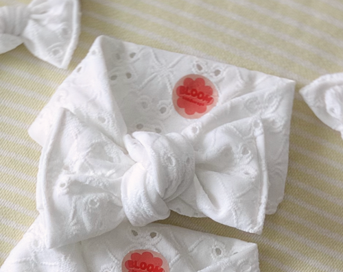 *RESTOCK* White Eyelet Tie On Eyelet