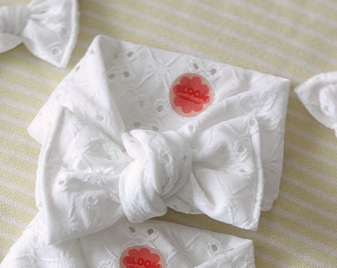 *RESTOCK* White Eyelet Tie On Eyelet
