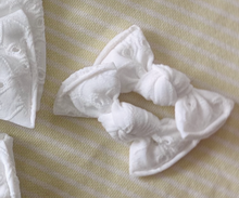 *RESTOCK* White Eyelet BloomCLIPS or Nylon Headband