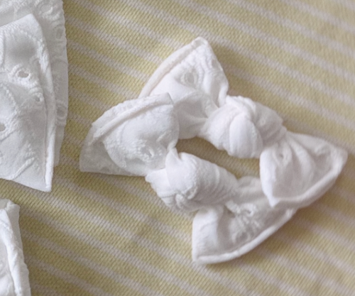 *RESTOCK* White Eyelet BloomCLIPS or Nylon Headband