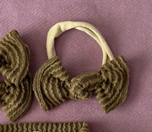 Olive Wavy BloomCLIPS or Nylon Headband