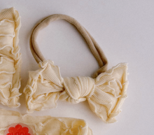 Butter Yellow Ruffle BloomCLIPS or Nylon Headband