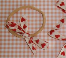 Hearts BloomCLIPS or Nylon Headband