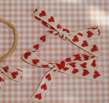 Hearts BloomCLIPS or Nylon Headband