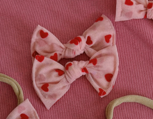 Mesh Puffy Hearts BloomCLIPS or Nylon Headband