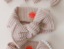 *RESTOCK* Bone Wavy Ribbed Tie On Headwrap