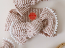 *RESTOCK* Bone Wavy Ribbed Tie On Headwrap