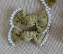 Golden Sage Dot BloomCLIPS or Nylon Headband
