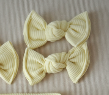 Lemon Drop Mini Ribbed BloomCLIPS or Nylon Headband