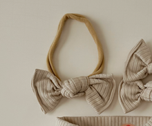 *RESTOCK* Horchata Ribbed BloomCLIPS or Nylon Headband
