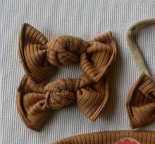 Brown Sugar Ribbed BloomCLIPS or Nylon Headband