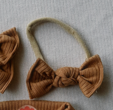 Brown Sugar Ribbed BloomCLIPS or Nylon Headband