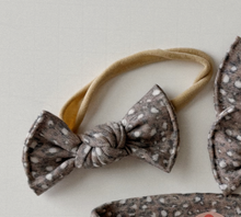 Soft Brown Leopard BloomCLIPS or Nylon Headband