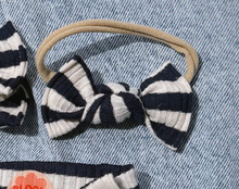 Sailor Stripe BloomCLIPS or Nylon Headband