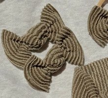 Olive Wavy Ribbed BloomCLIPS or Nylon Headband