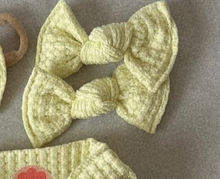 Buttercream Waffle BloomCLIPS or Nylon Headband