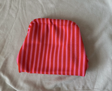 Stripe Makeup Bag - listing comes with 1 choose your color in the drop down