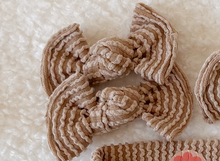 *RESTOCK* Biscoff Wavy Ribbed BloomCLIPS or Nylon Headwrap
