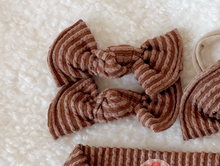 Maple Wavy Ribbed BloomCLIPS or Nylon Headband