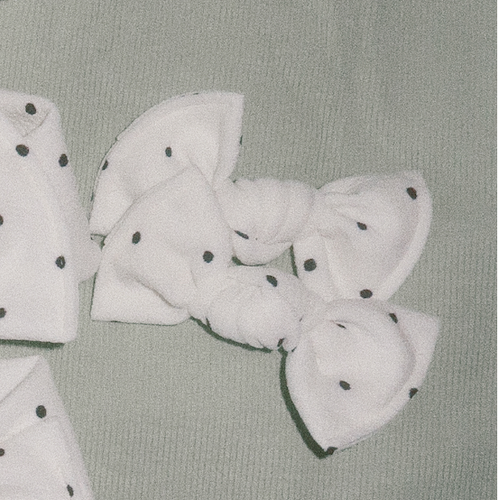 Polka Dot BloomCLIPS or Nylon Headband