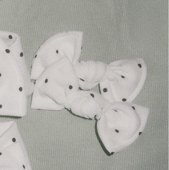 Polka Dot BloomCLIPS or Nylon Headband