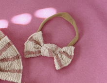 *RESTOCK* Taffy Textured Stripe BloomCLIPS or Nylon Headband