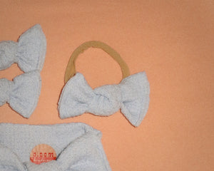 Powder Blue BloomCLIPS or Nylon Headband