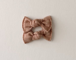 Fuzzy Terracotta BloomCLIPS set of 2