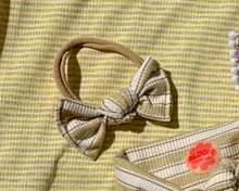 Golden Double Stripe Ribbed BloomCLIPS or Nylon Headband