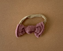 Lilac Fuzzy Waffle BloomCLIPS OR Nylon Headband