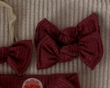 Brick Ribbed BloomCLIPS or Nylon Headband