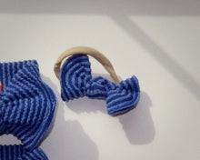 Royal Blue Wavy Ribbed BloomCLIPS or Nylon Headband