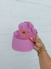 Sun Embroidered Women's Baseball Hat