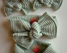 *RESTOCK* Mist Wavy Ribbed Tie On Headwrap